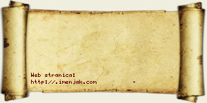 Jelisaveta Zebić vizit kartica